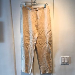 Donna Karan Linen Pants. Size 6